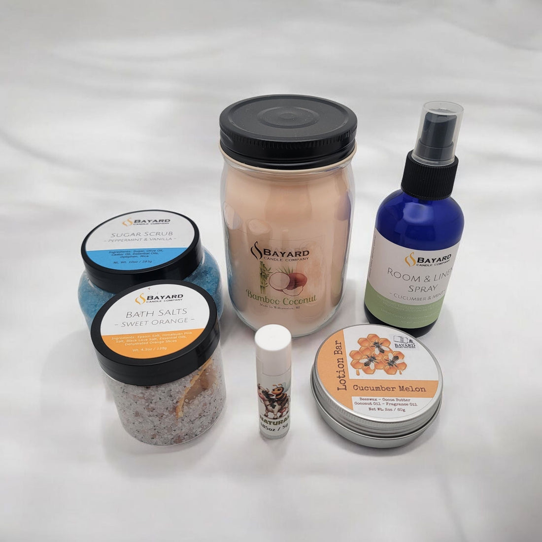 Natural Ingredients found in Bayard Candle products