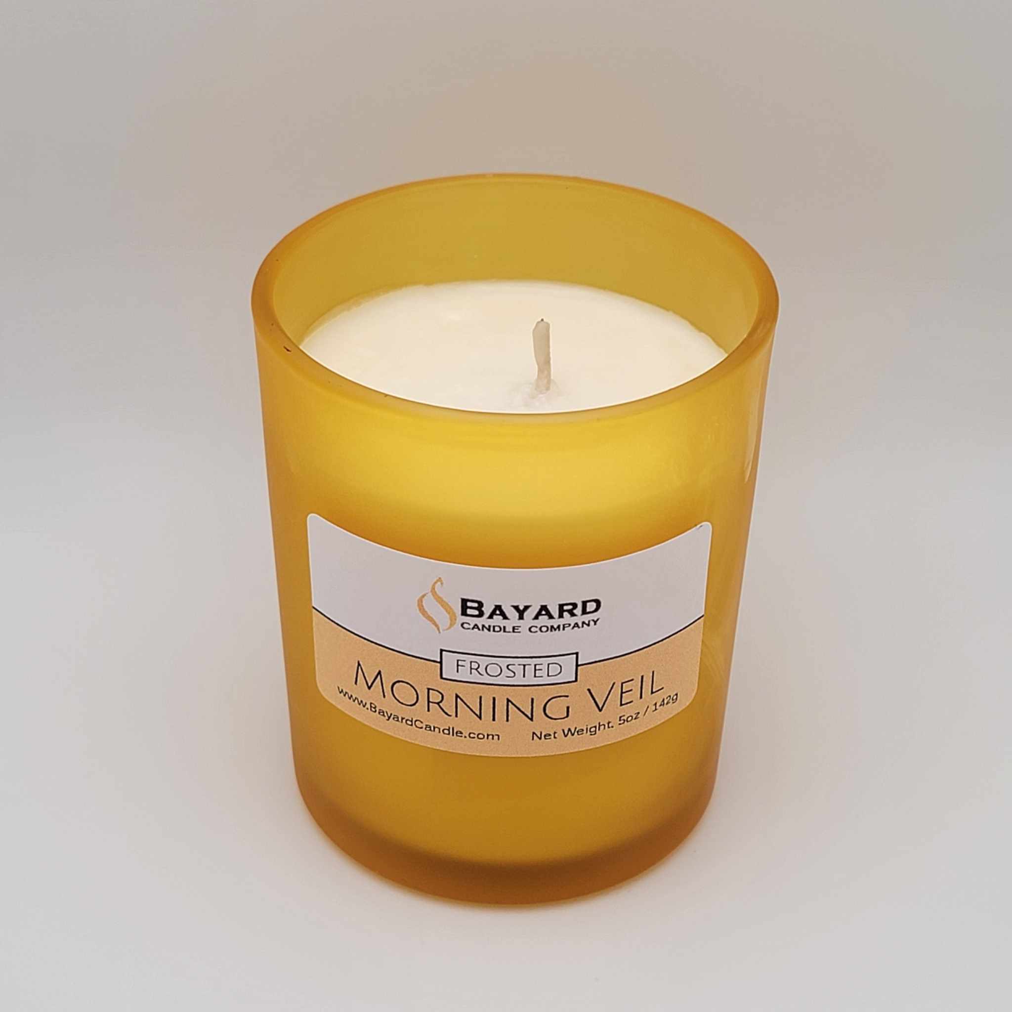 Frosted Morning Veil Soy Candle top