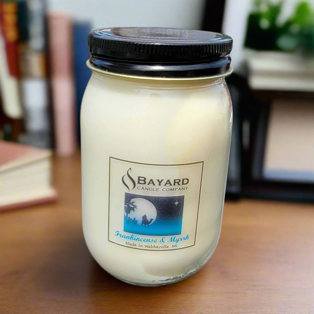 Frankincense and Myrrh Soy Candle 16oz