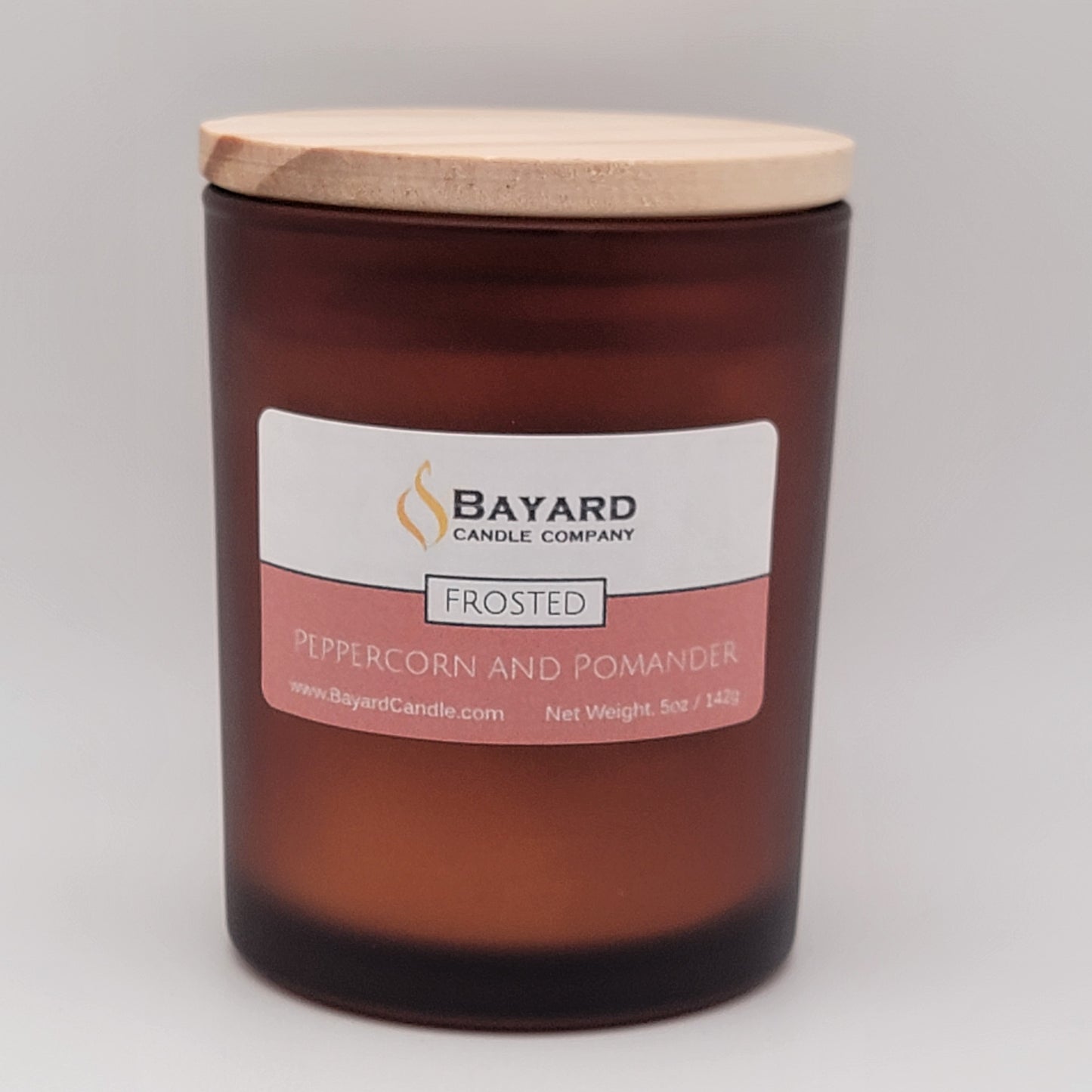Frosted Peppercorn and Pomander Soy Candle