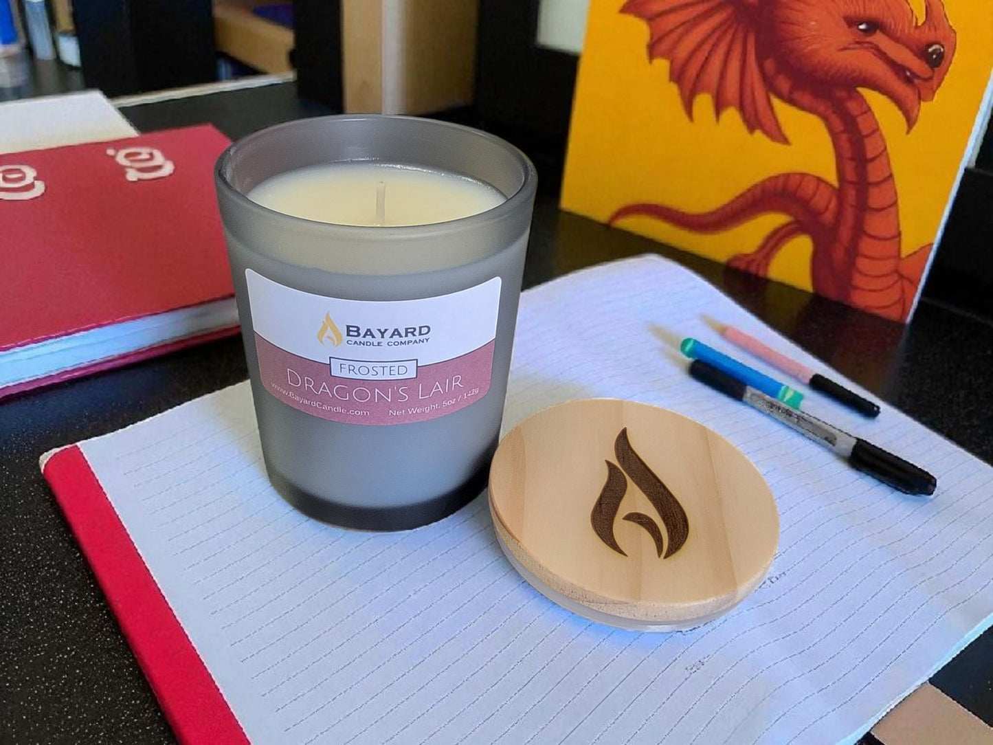 Frosted Dragons Lair Candle 5oz