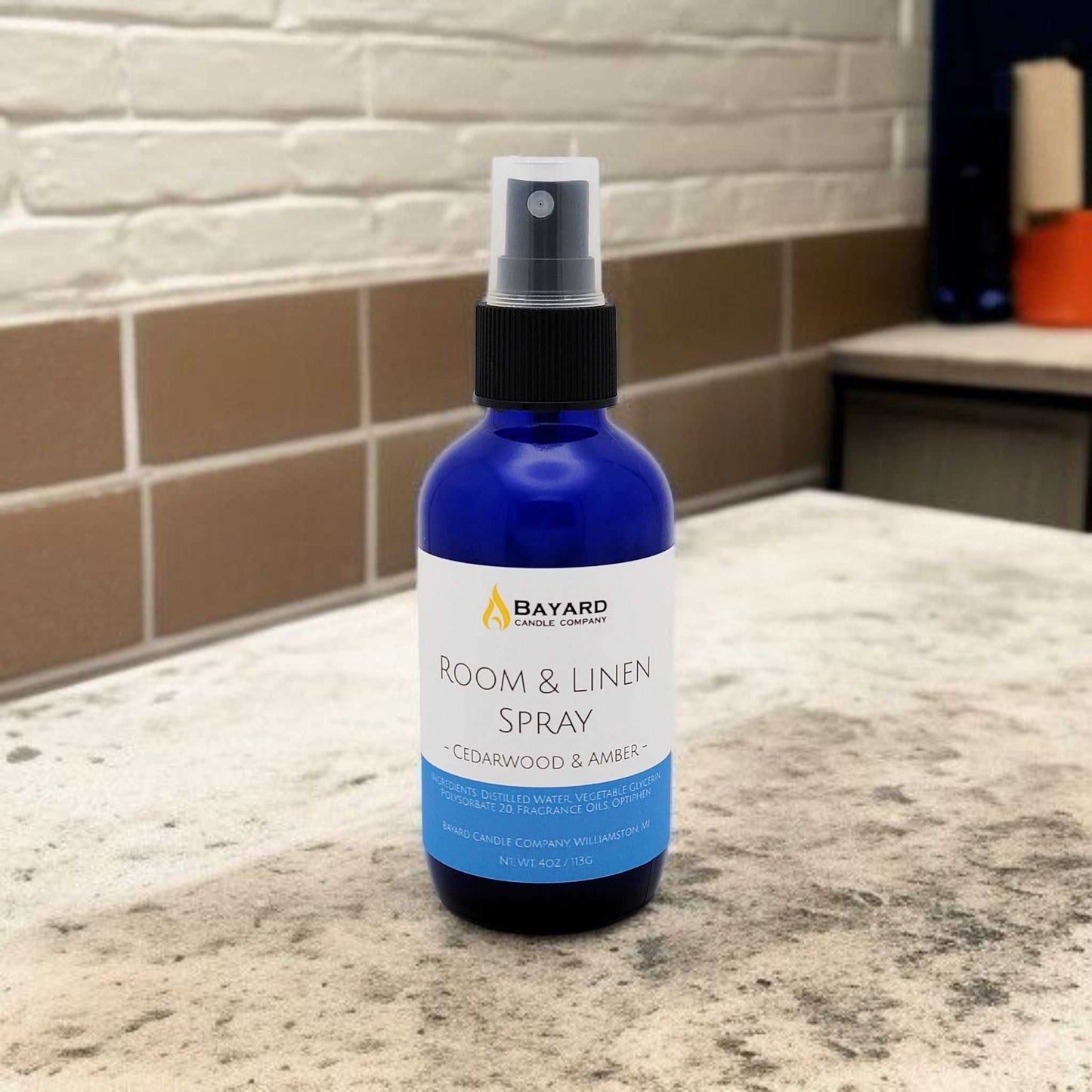 Room and Linen Spray Cedarwood and Amber