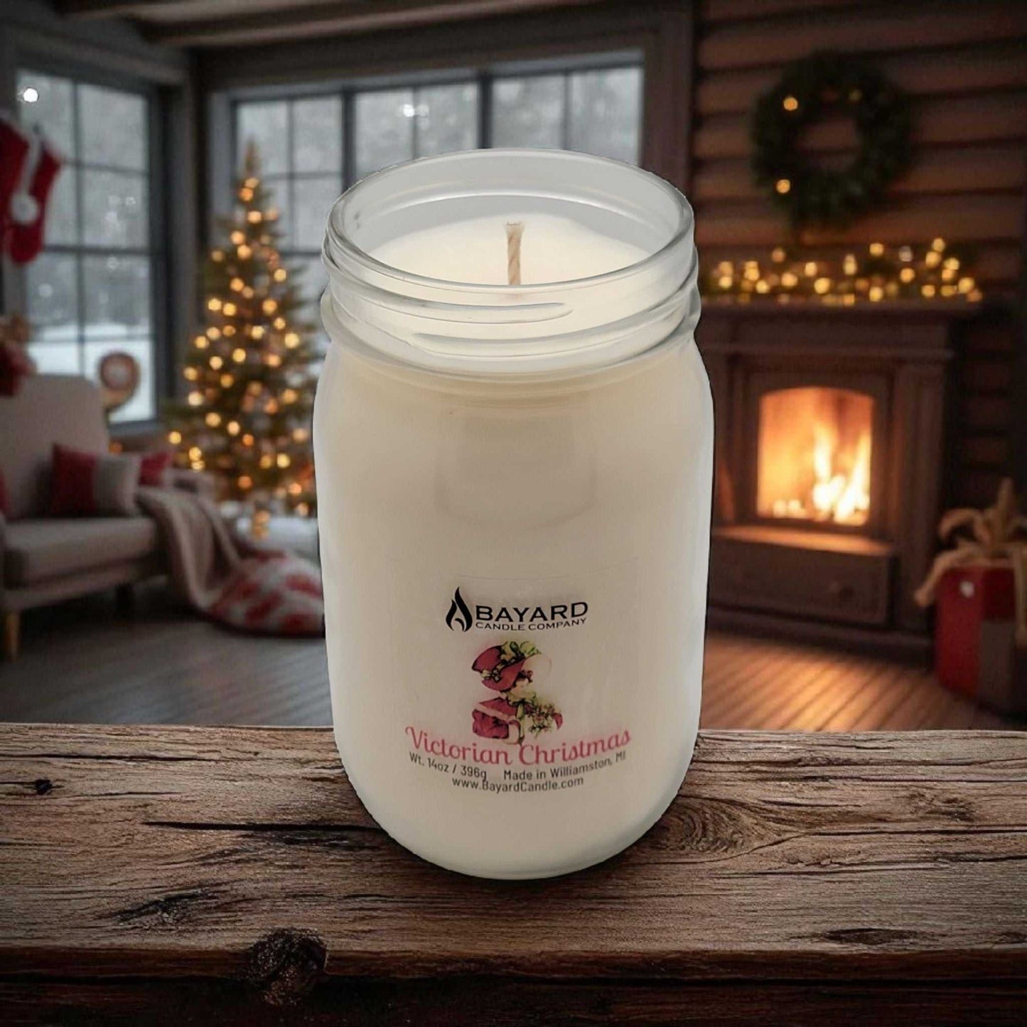 Victorian Christmas Soy Candle 14oz