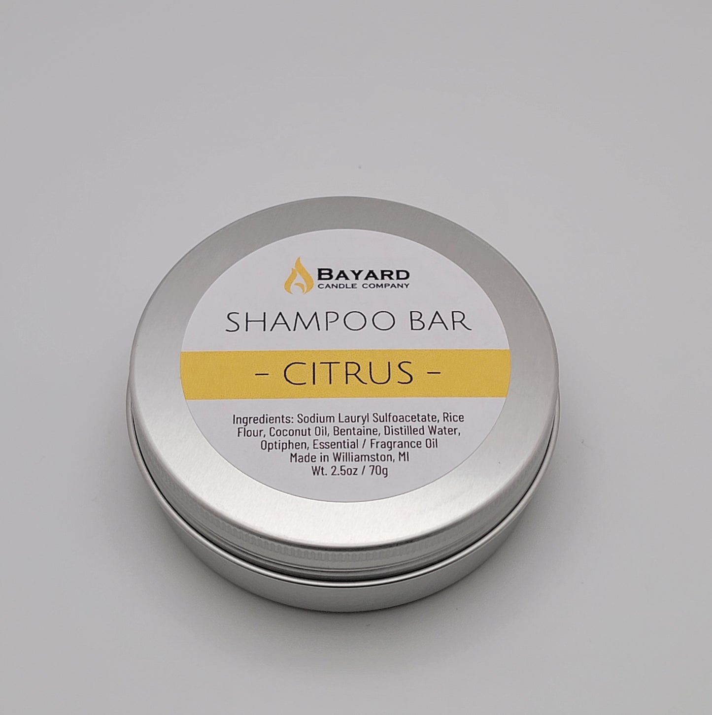 shampoo bar tin - citrus