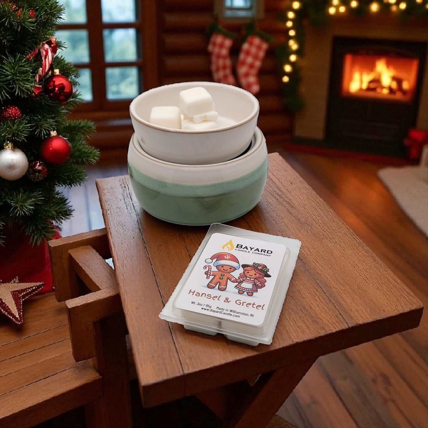 Hansel and Gretel Soy wax melt in a cozy cabin