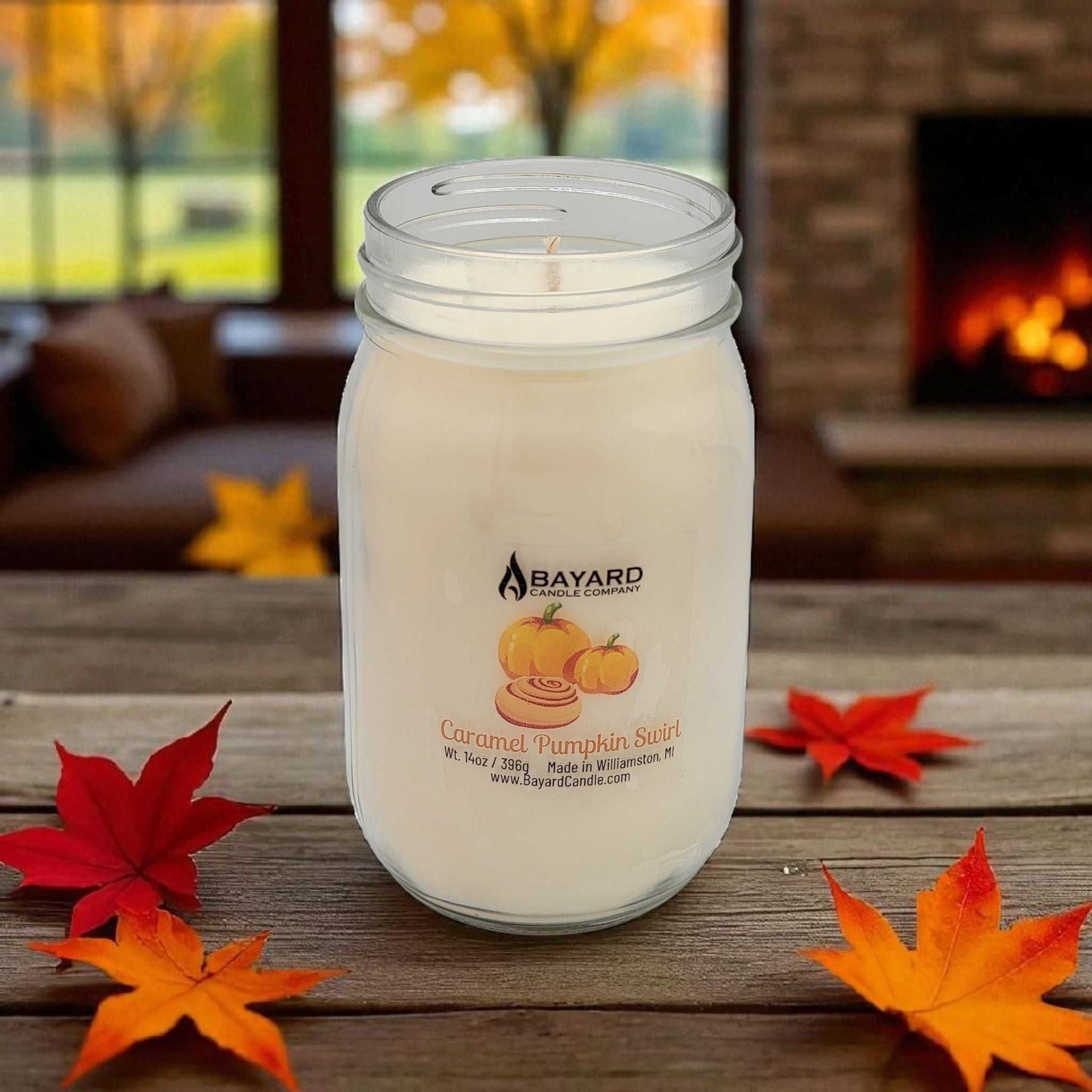 Caramel Pumpkin Swirl Soy Candle 14oz