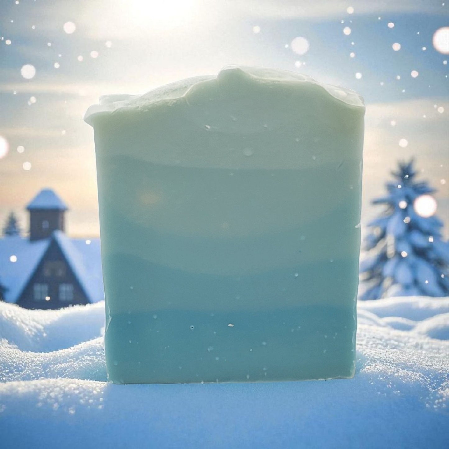 Evening Snow Soap snowy scene