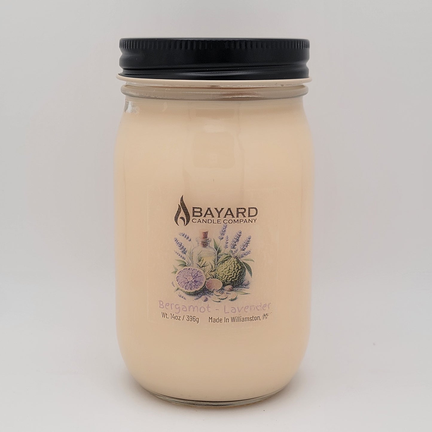 Bergamot and Laender Soy Candle 14oz