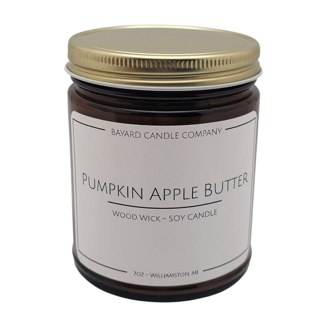 Pumpkin Apple Butter Wood Wick Candle