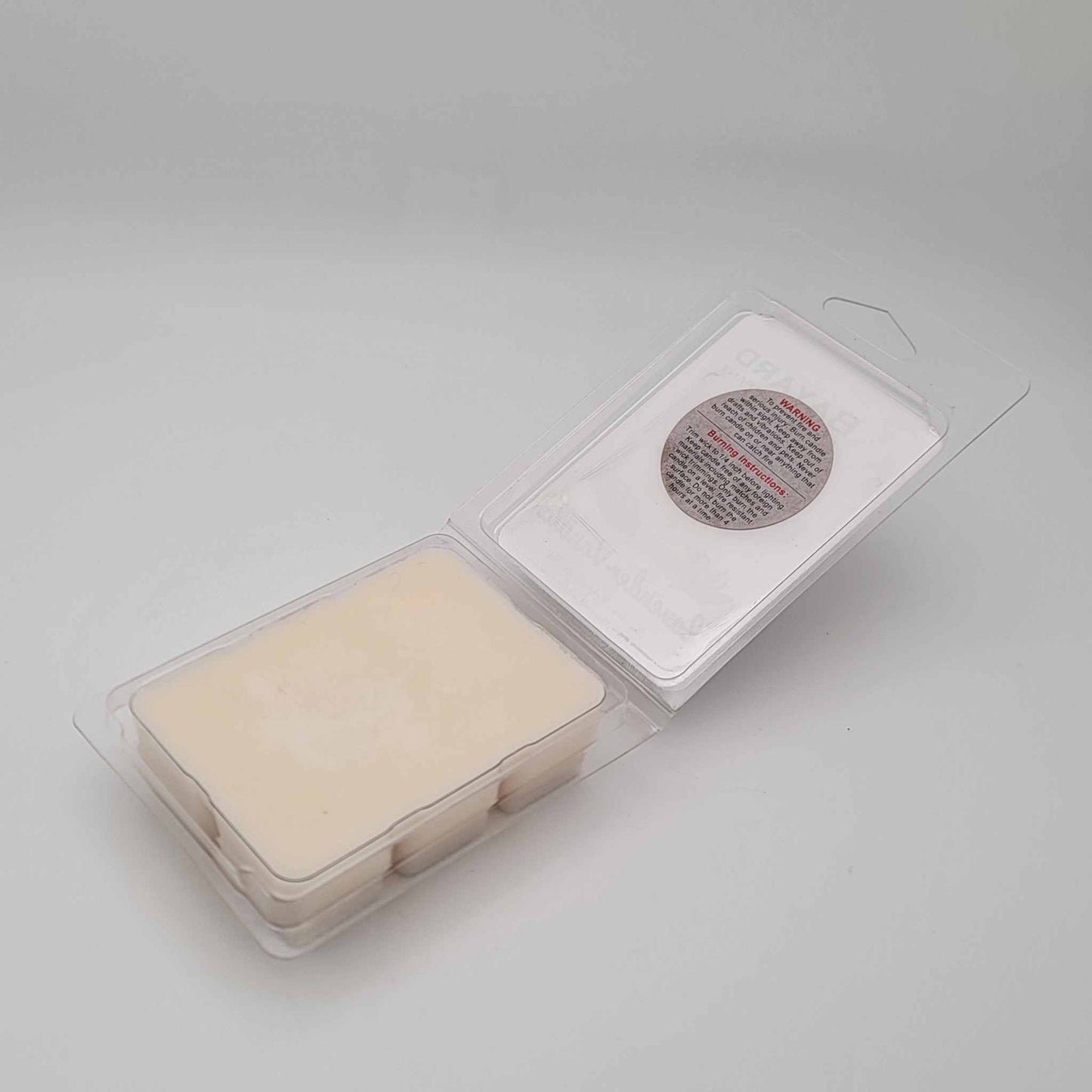 lavender vanilla soy wax melt top open