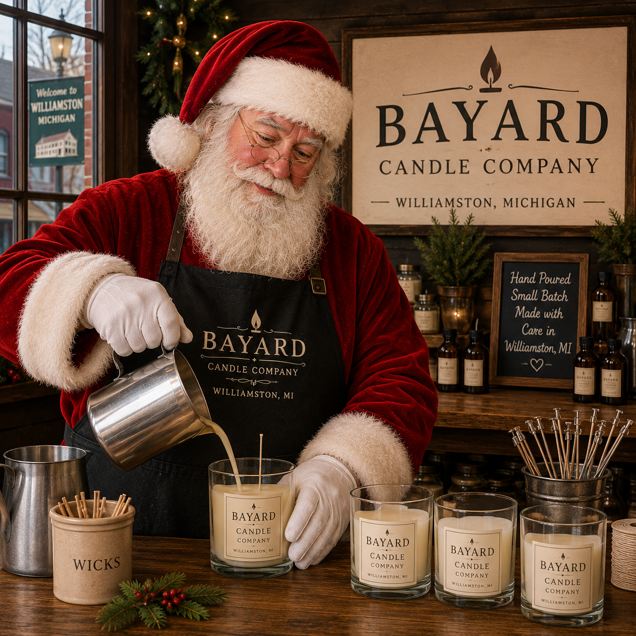 Christmas in July Candle Class