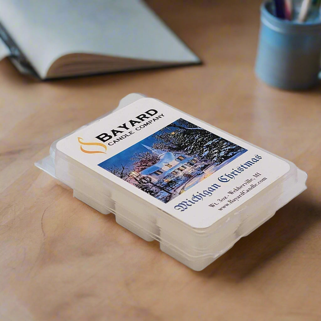 Michigan Christmas Soy Wax Melt Side