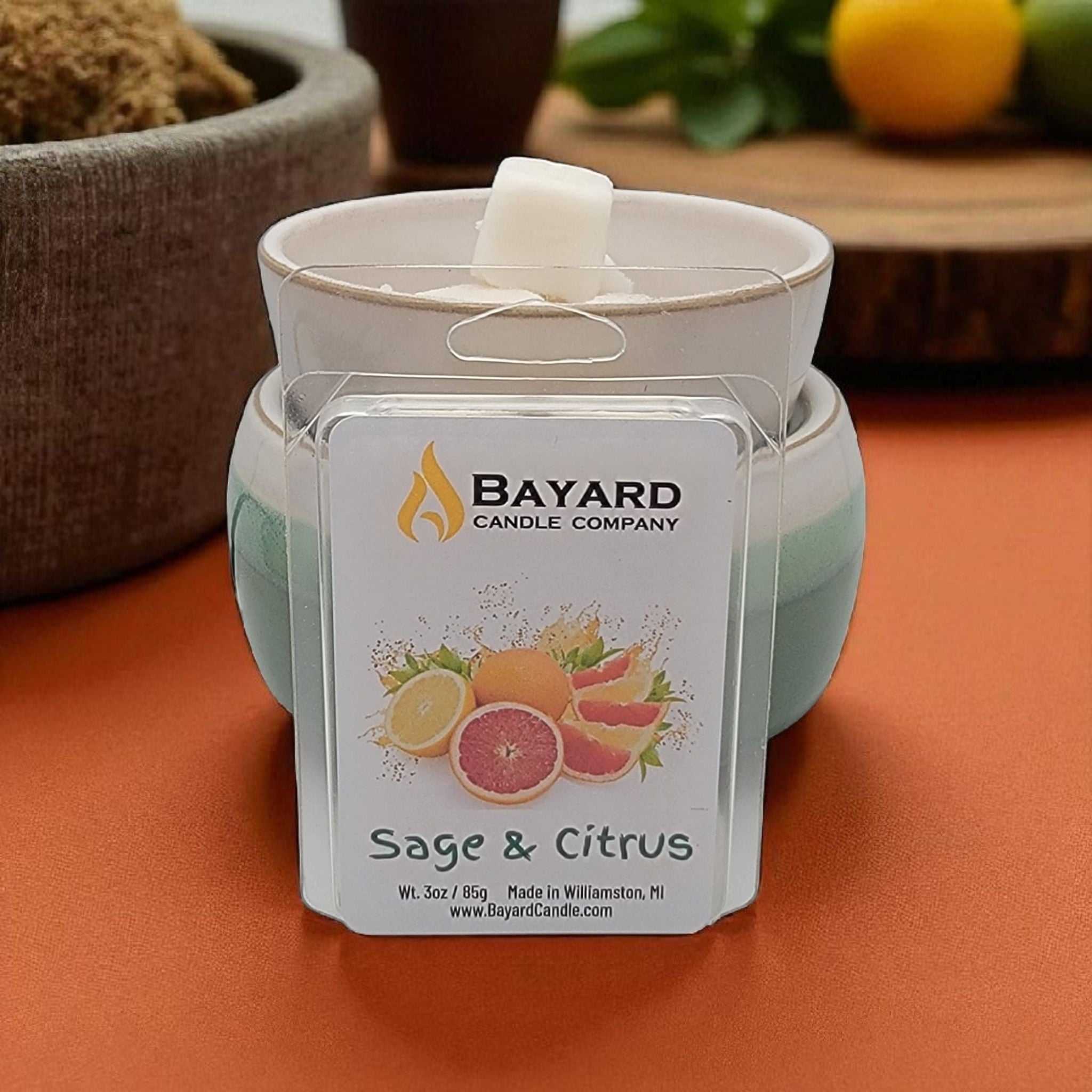 Citrus and Sage Soy Wax Melt