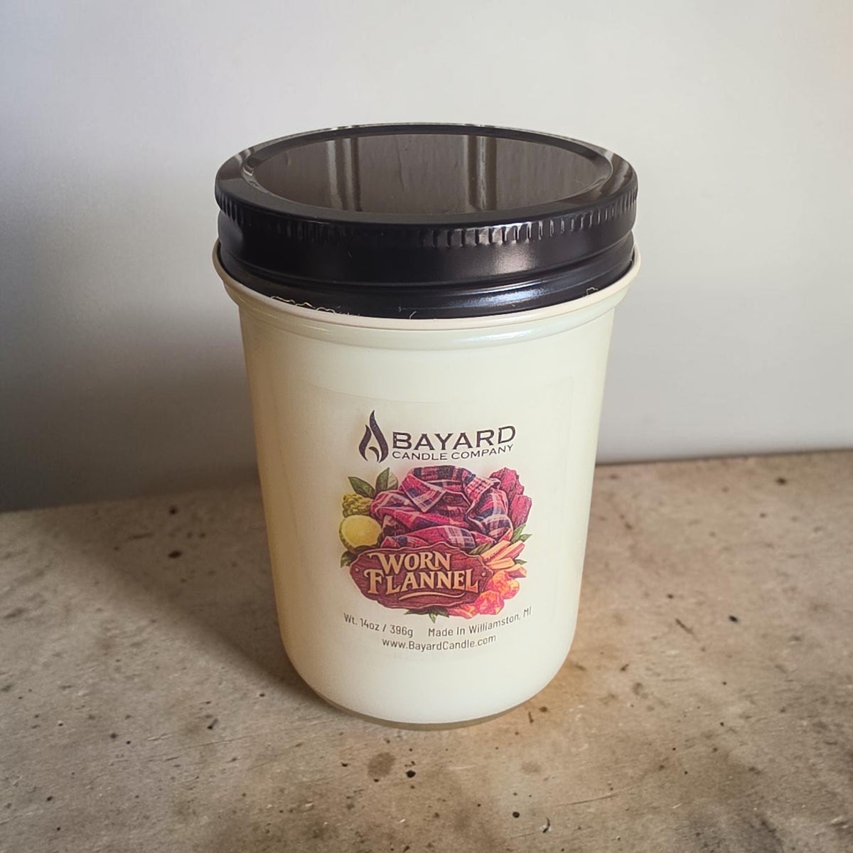 Worn Flannel Soy Candle