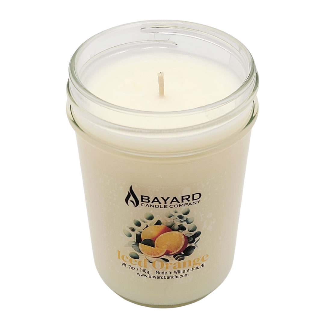 Iced Orange Soy Candle 7oz top off