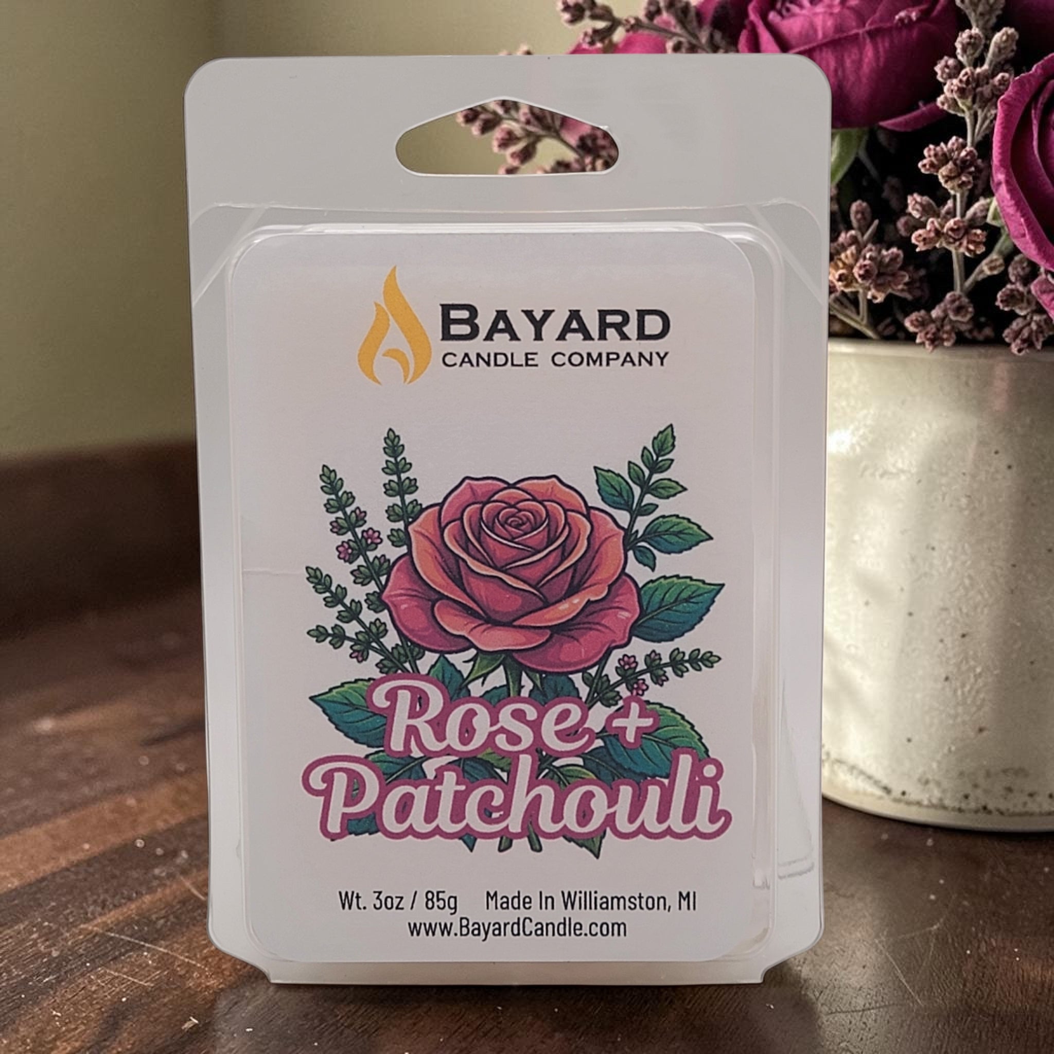 Rose + Patchouli Wax Melt