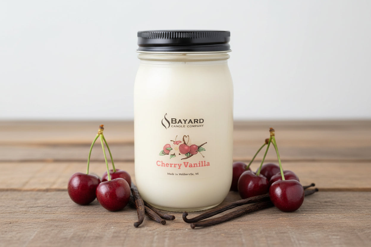 Cherry Vanilla Soy Candle 16oz