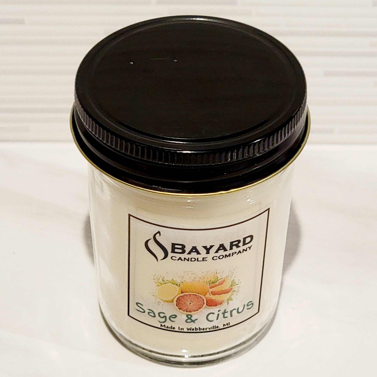 Sage and Citrus Soy Candle by Bayard Candle Company