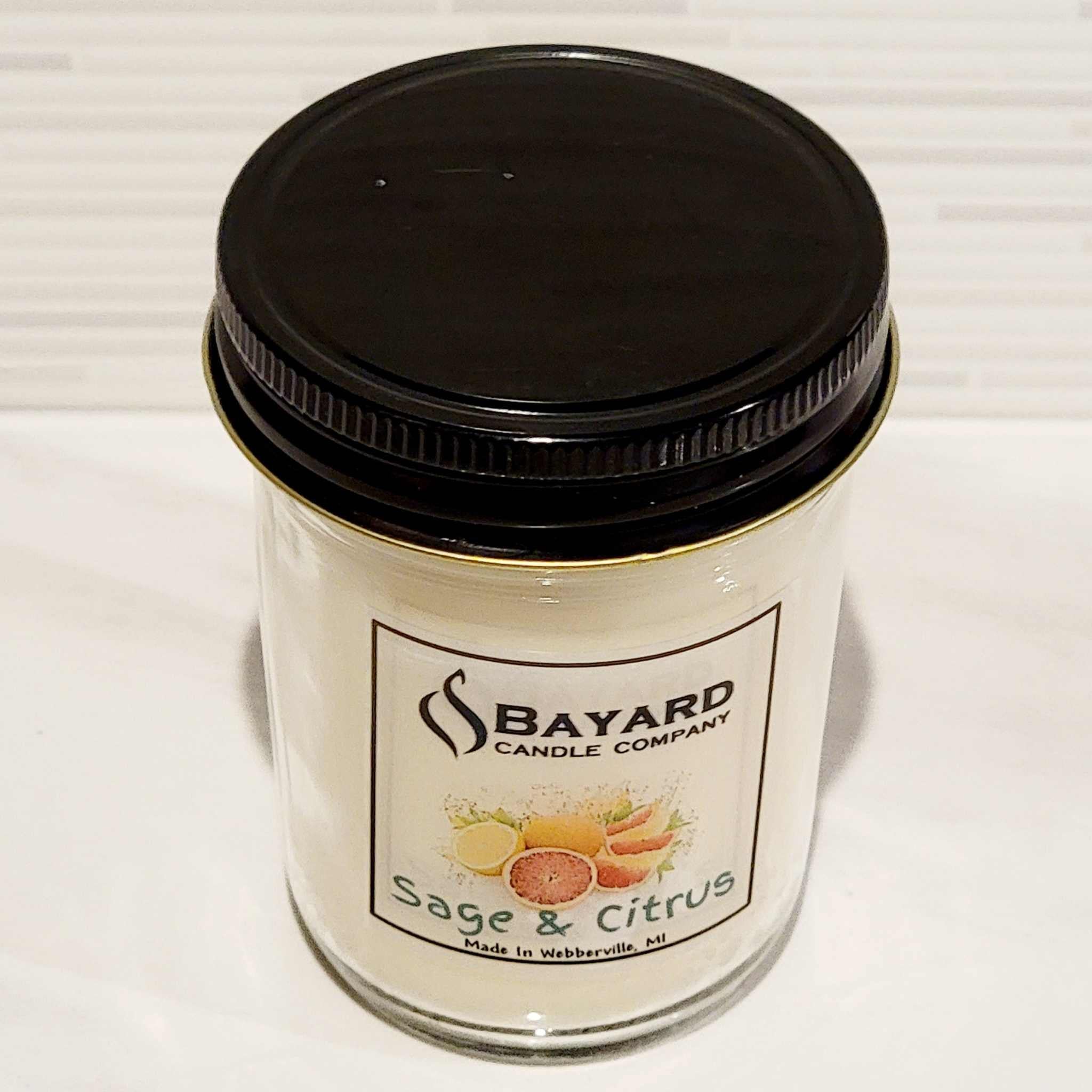 Sage and Citrus Soy Candle by Bayard Candle Company