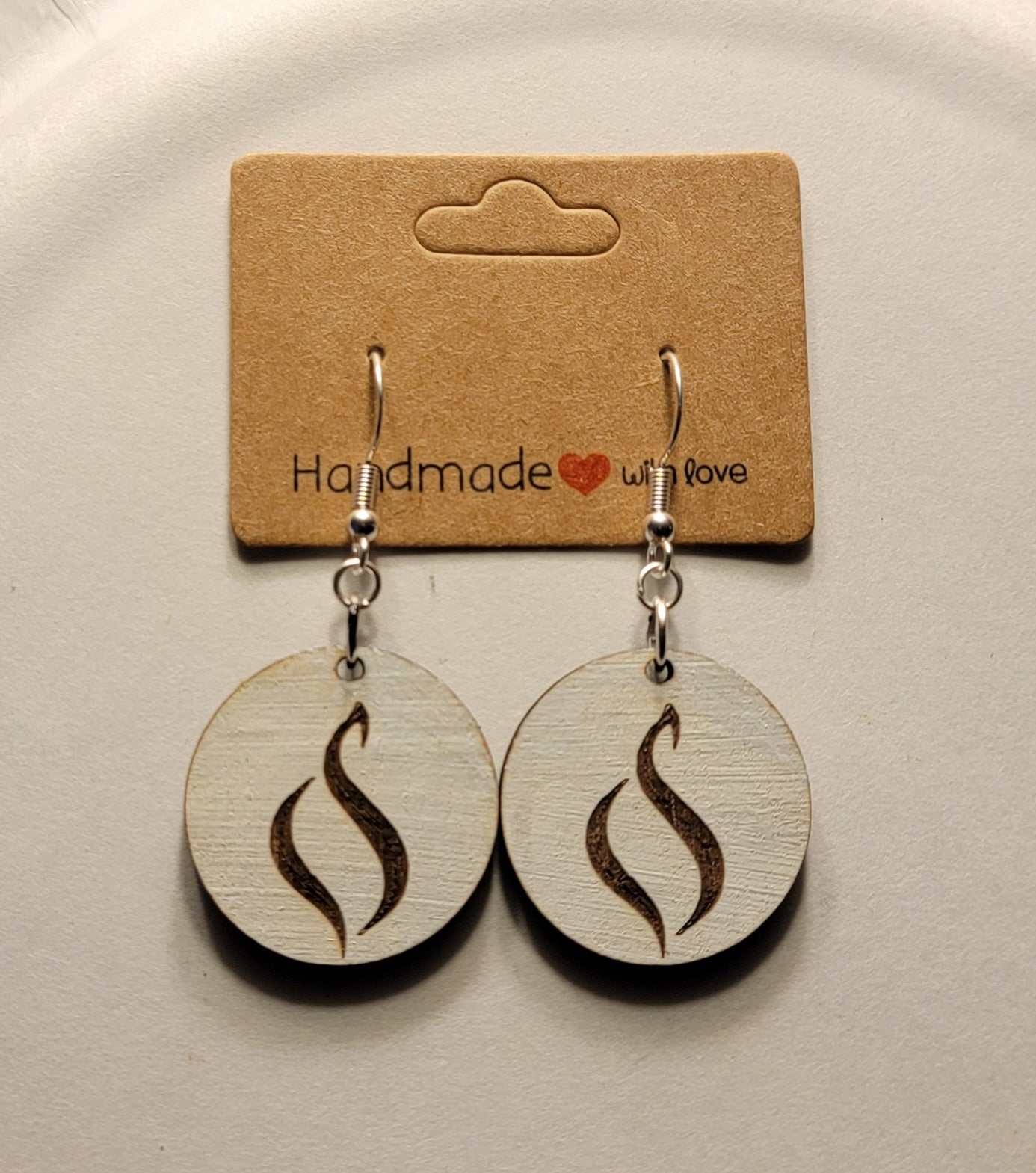 Bayard Candle Wood Earrings
