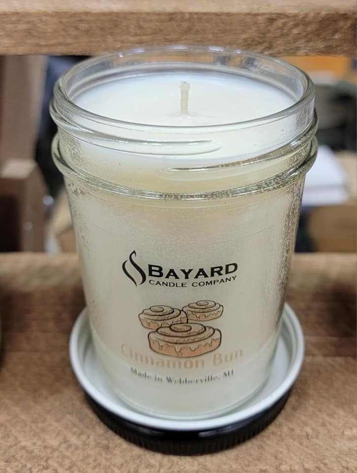 Cinnamon Bun Soy Candle top off