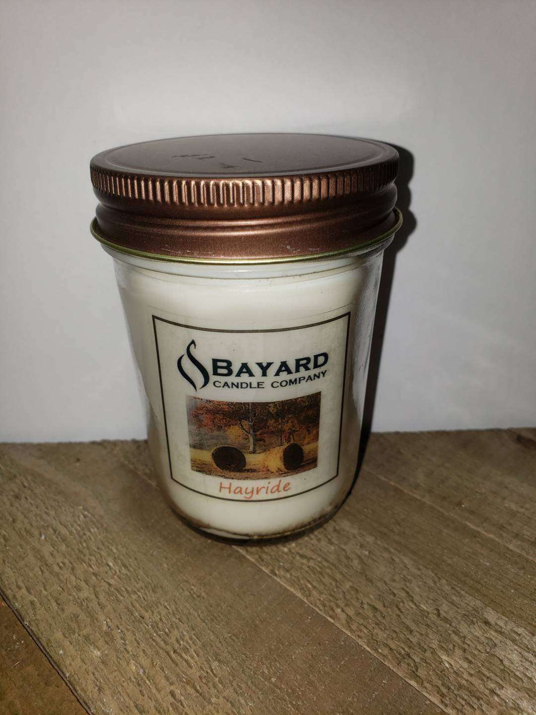 hayride soy candle
