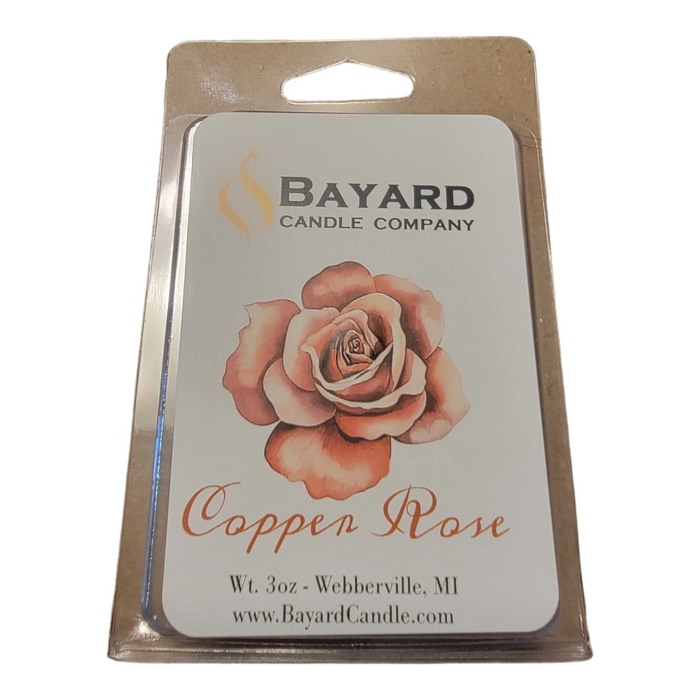 Copper Rose Soy Wax Melts by Bayard Candle Company