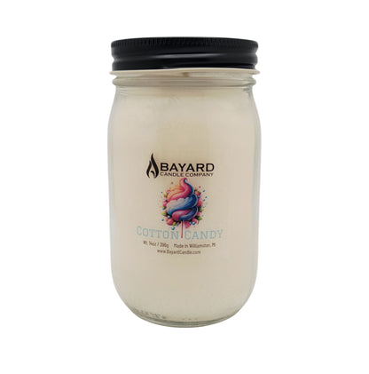 Cotton Candy Soy Candle 14oz top on