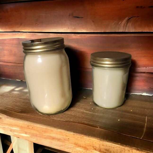 emergency soy wax candles by Bayard Candle Company 8oz and 16oz