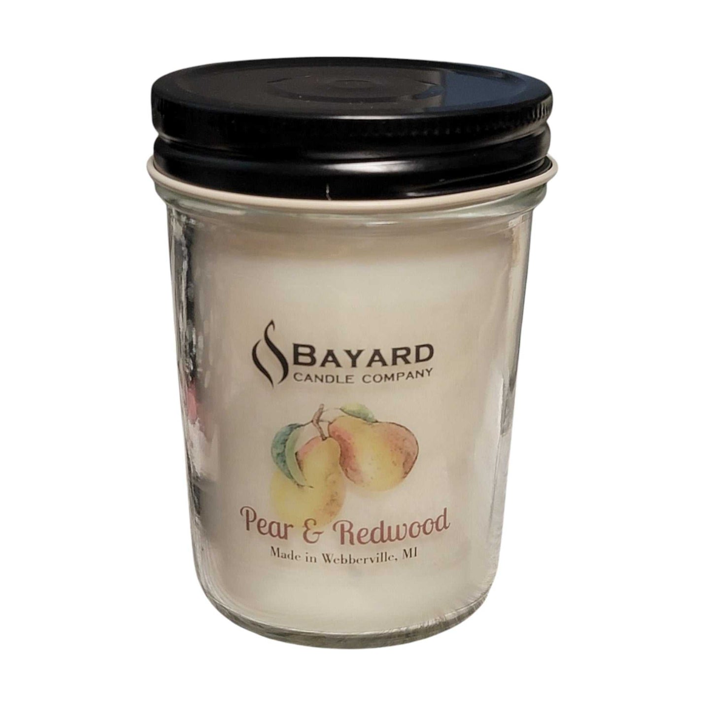 Pear and Redwood Soy Candle 8oz