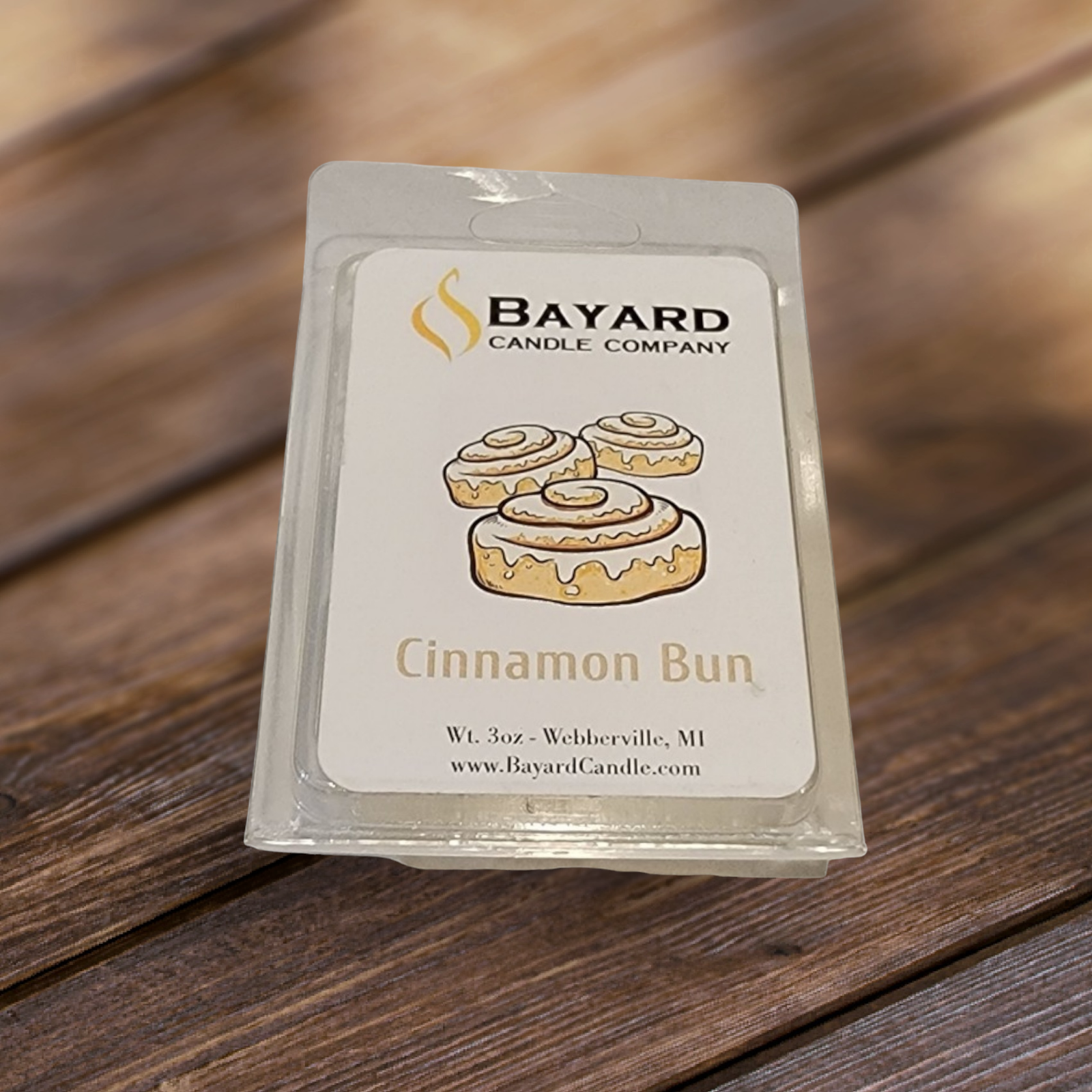 Cinnamon Bun Soy Wax Melt by Bayard Candle Company