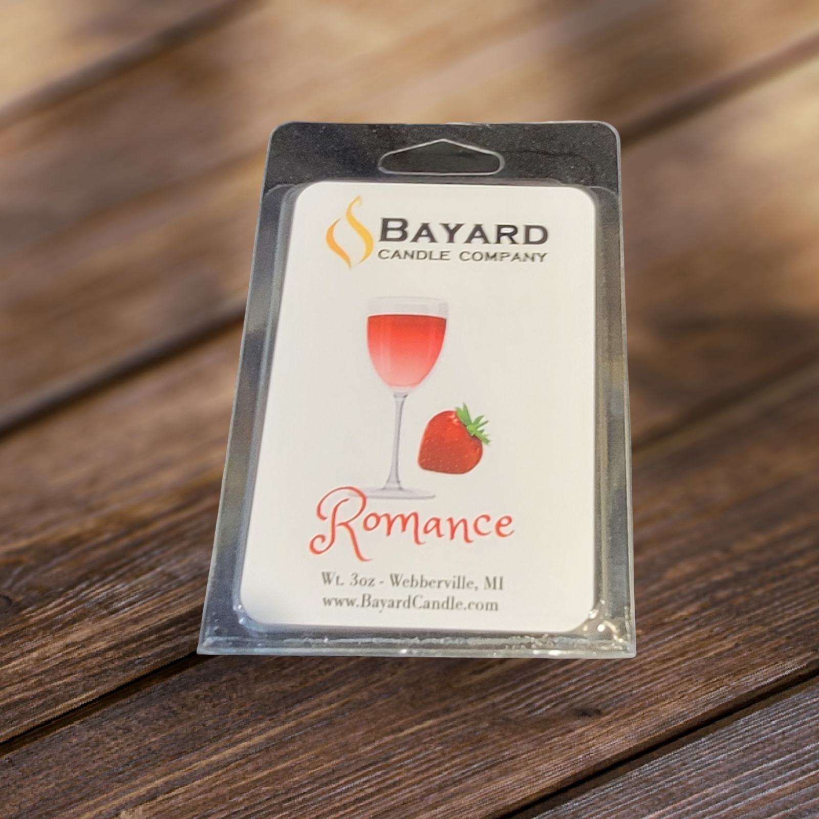 Romance Soy Wax Melt Strawberries and Champagne 