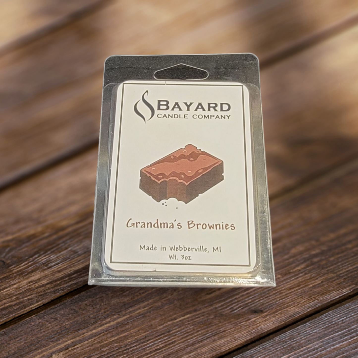 Grandmas Brownies Soy Wax Melts by Bayard Candle Company