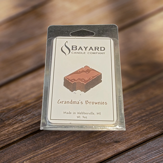 Grandmas Brownies Soy Wax Melts by Bayard Candle Company