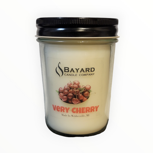 Very Cherry Soy Candle made with soy wax