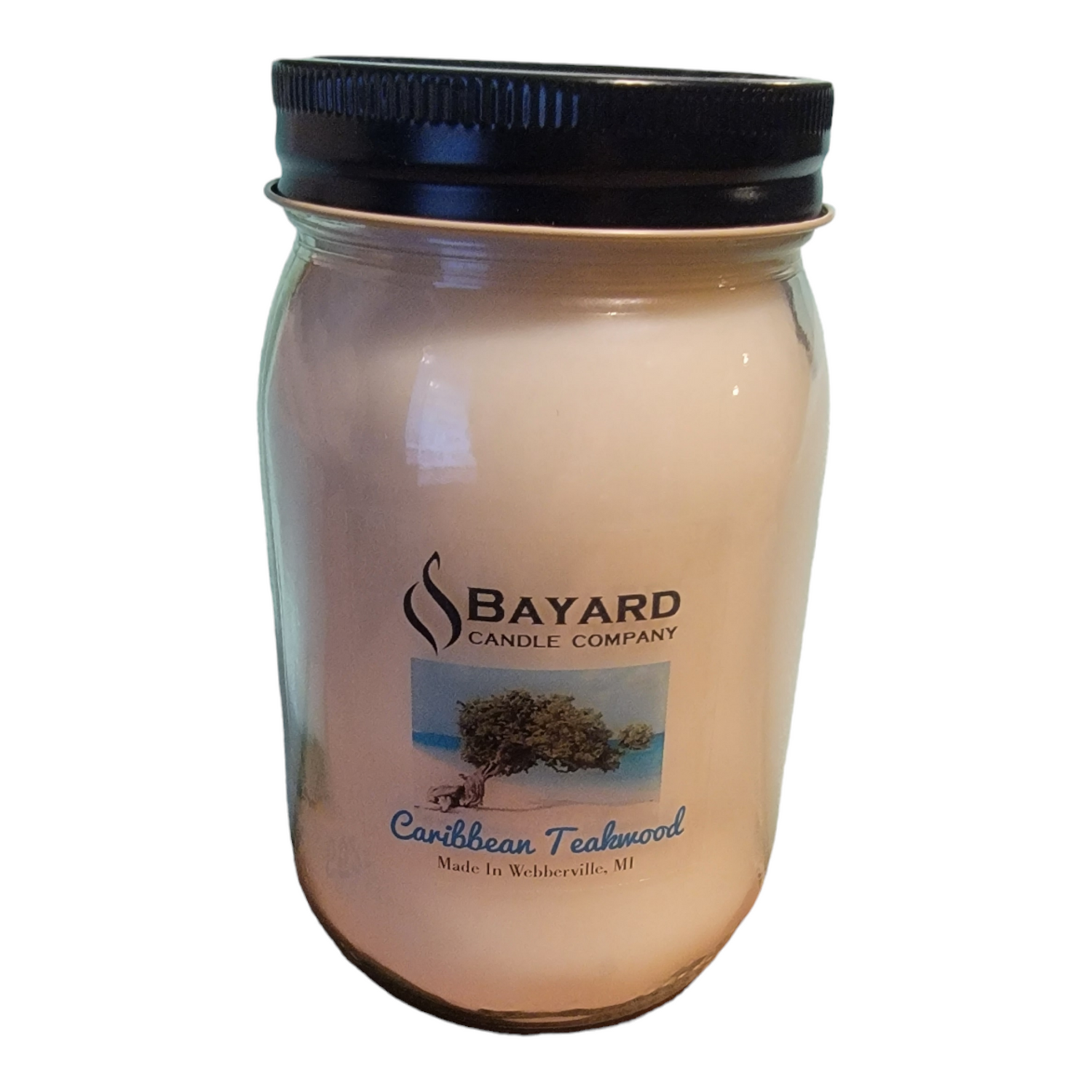 Caribbean Teakwood Soy Candle 16oz