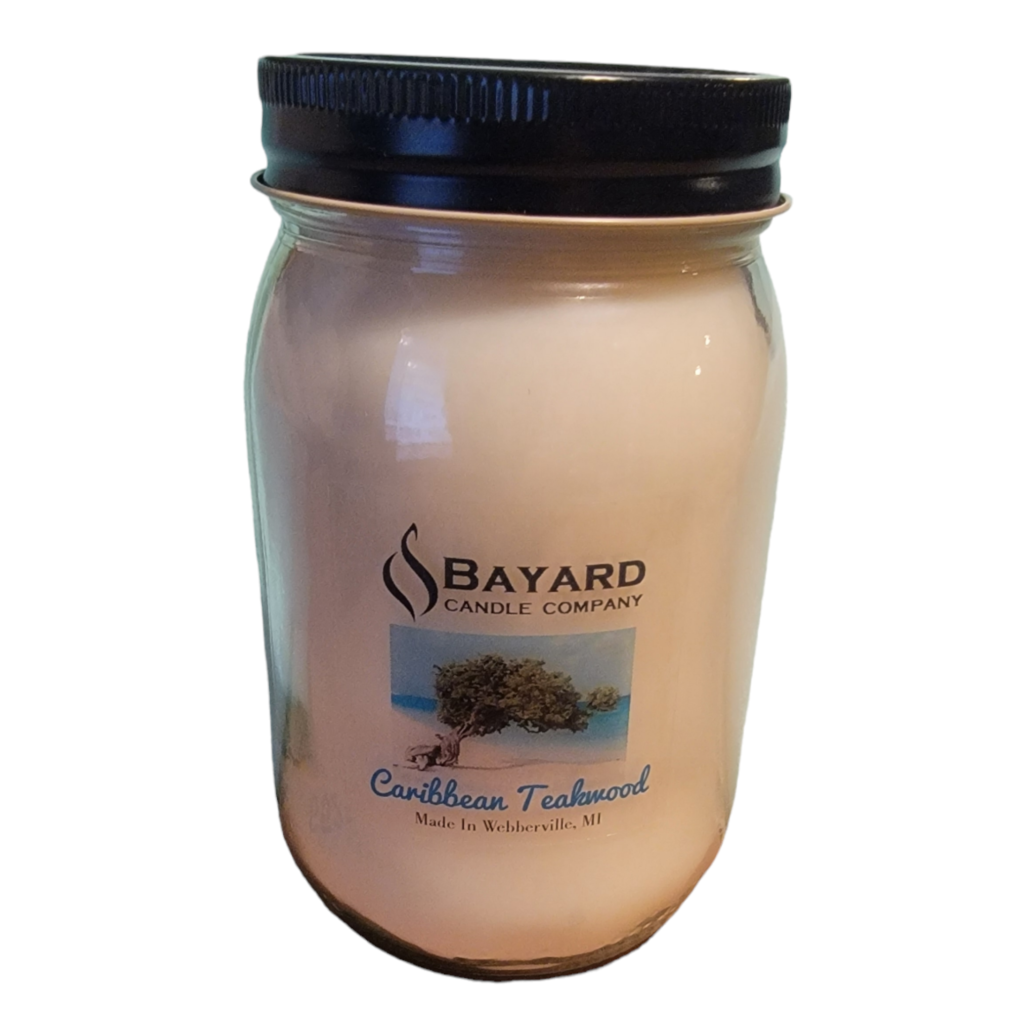 Caribbean Teakwood Soy Candle 16oz