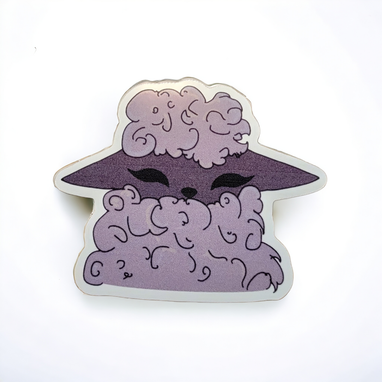 floofy sheep sticker