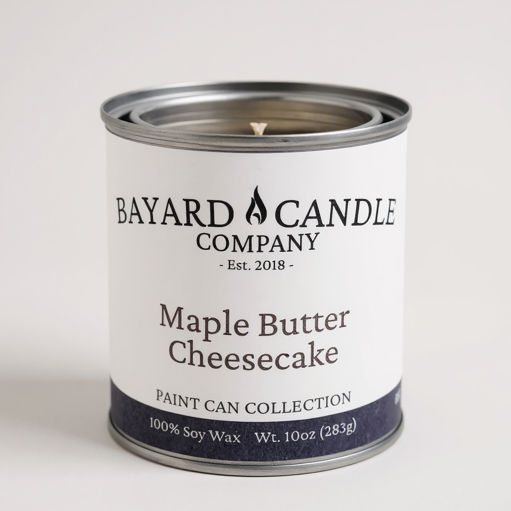 Maple Butter Cheesecake Paint Can Candle