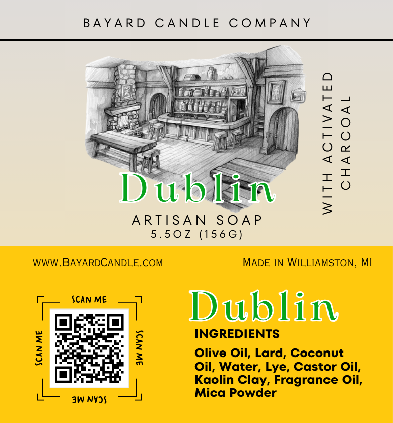 Dublin Soap with Activated Charcoal