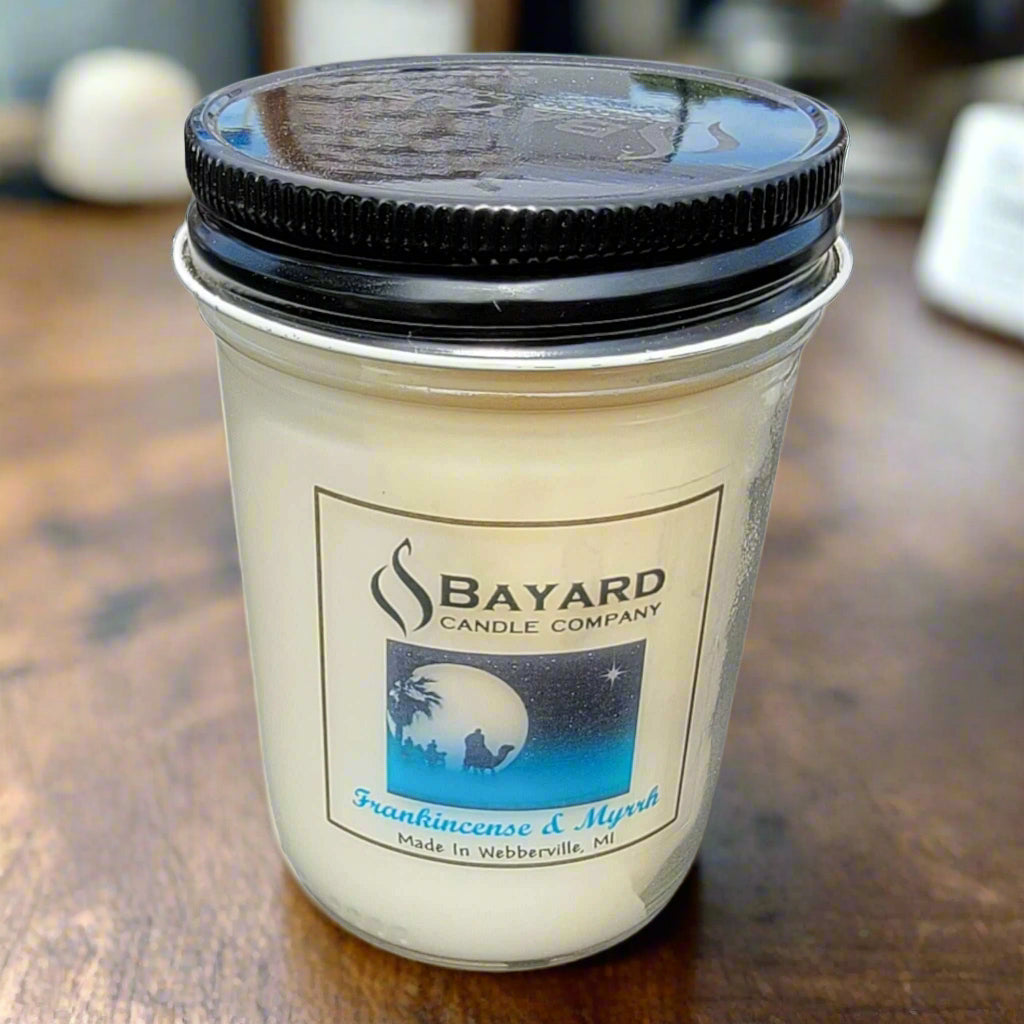 Frankincense and Myrrh Soy Candle 8oz 
