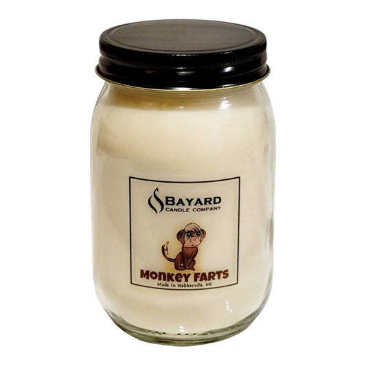 monkey farts soy candle 16oz