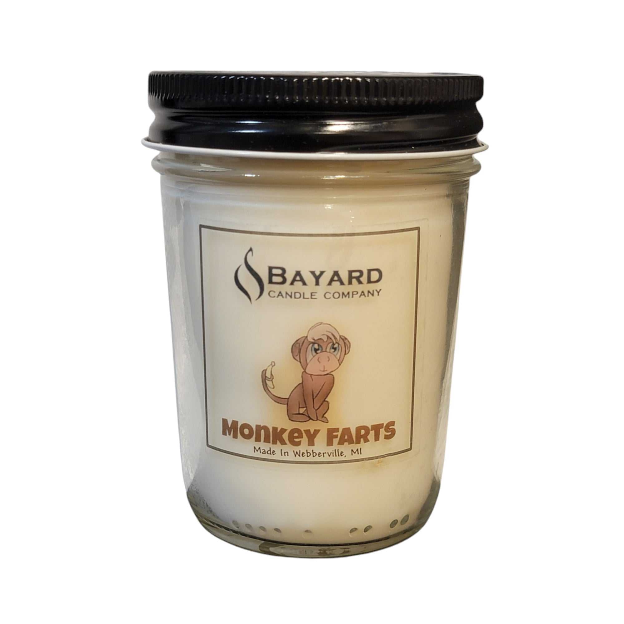 monkey farts soy candle 8oz