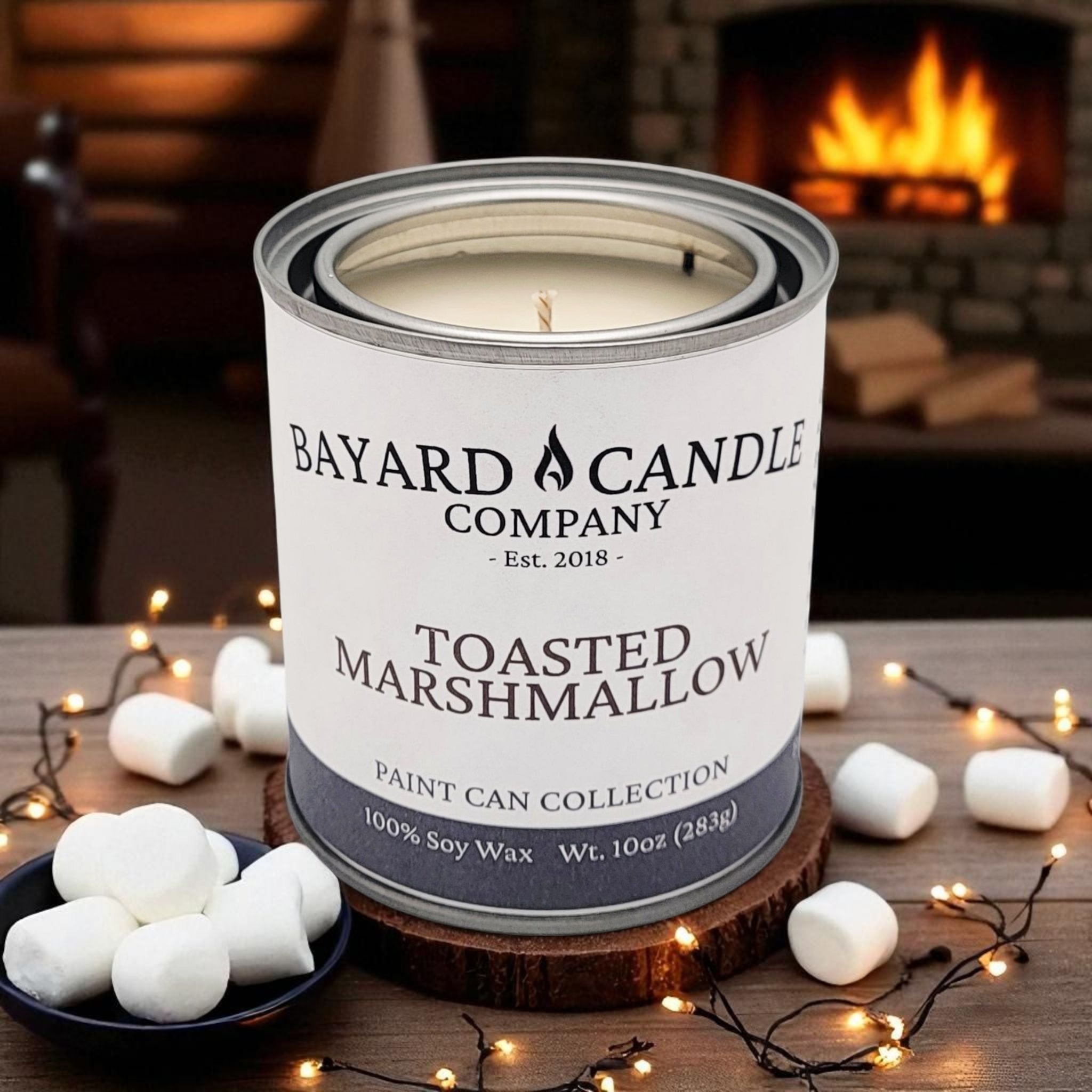 Toasted Marshmallow Paint Can Candle