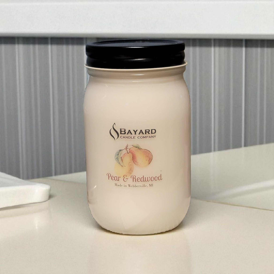 Pear and Redwood Soy Candle 14oz