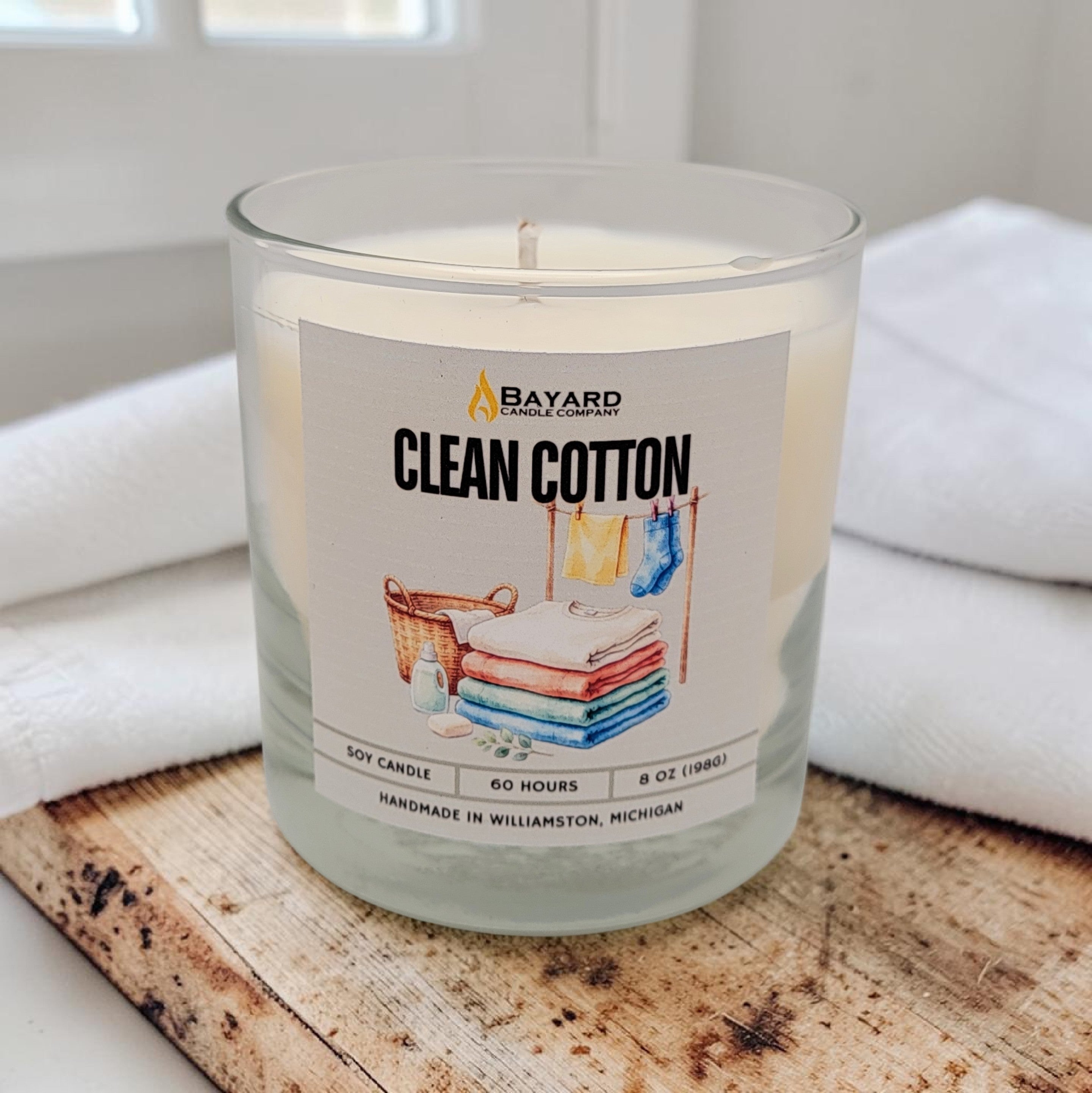Clean Cotton Soy Candle