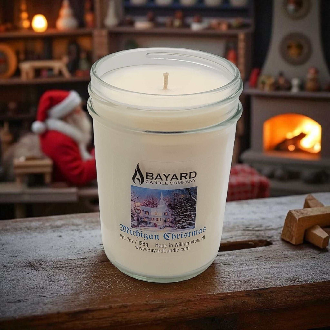 Michigan Christmas Soy Candle 7oz