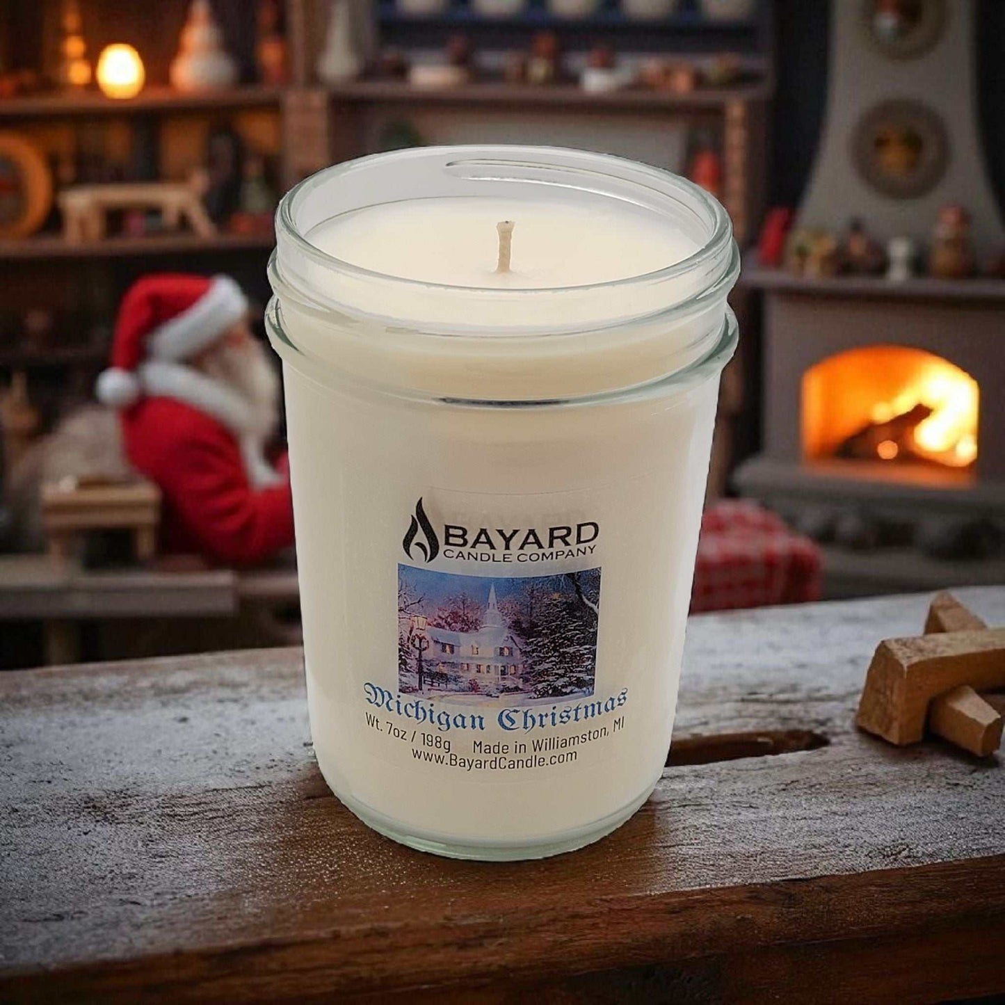 Michigan Christmas Soy Candle 7oz