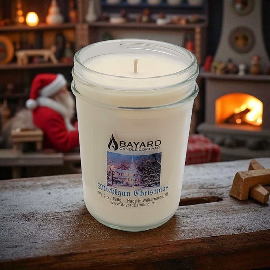 Michigan Christmas Soy Candle 7oz