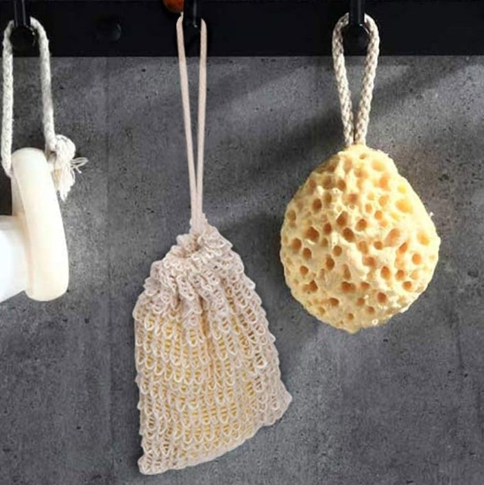 Soap Saver Bag hanging